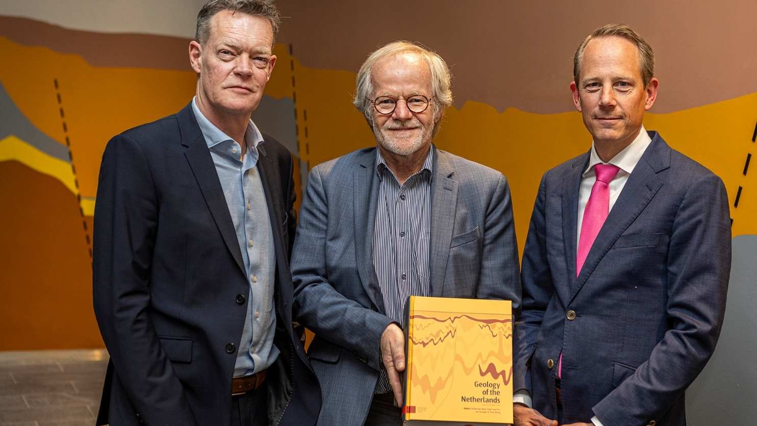 New edition of the book 'Geology of the Netherlands' with the three main authors
